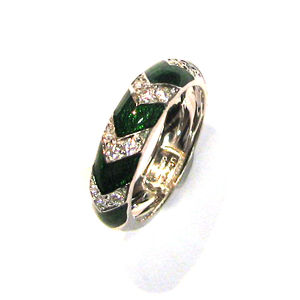 Hidalgo Green Enamel band