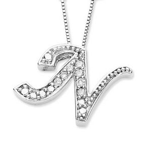N Initial Necklace