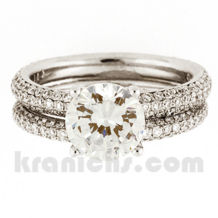 Simon G. Diamond Bridal Set