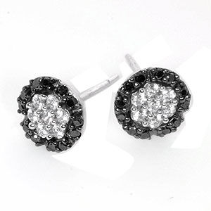 Black Diamond Earrings