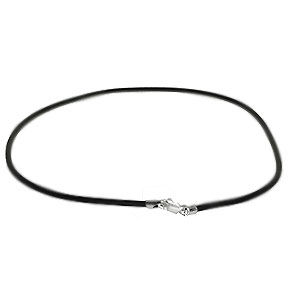 Black Rubber Necklace