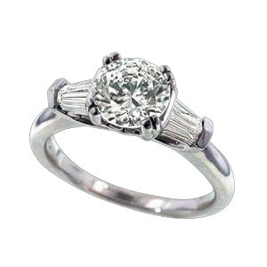 Ritani Royal Crown Round Diamond Engagement Ring