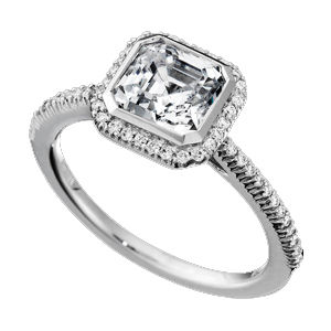 Ritani Bella Vita Single Row Diamond Ring
