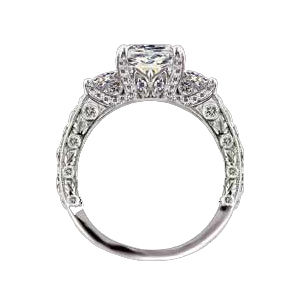Ritani Romantique Three Stone Engagement Ring