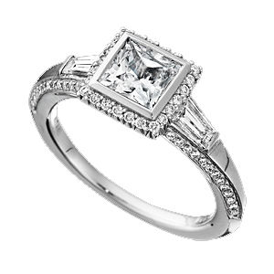 Ritani Bella Vita Bezel Set Engagement Ring