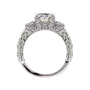 Ritani Romantique Three Stone Engagement Ring