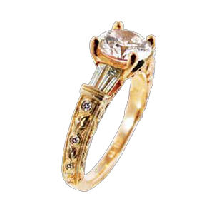 Ritani Romantique Diamond Engagement Ring