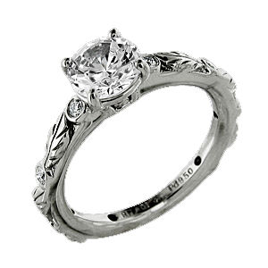 Ritani Romantique Diamond Engagement Ring
