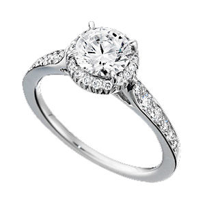 Ritani Bella Vita Round Stone Engagement Ring