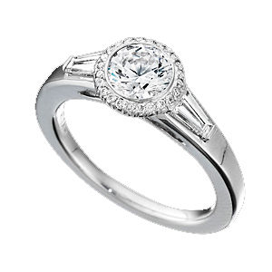 Ritani Bella Vita Round Diamond Engagement Ring