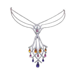 Ritani Multi Color Gemstone Necklace