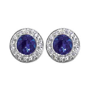 Ritani Sapphire and Diamond Earrings