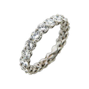 Ritani Diamond Eternity Heart Band
