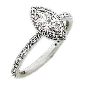 Ritani Endless Love Marquis Diamond Ring