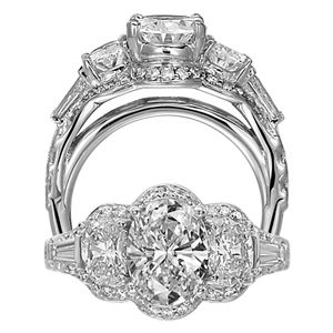 Ritani Masterwork Oval Diamond Engagement Ring