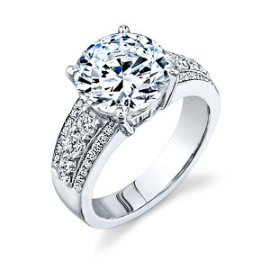 Simon G Brilliant Diamond Engagement Ring
