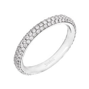 Simon G Diamond Wedding Band
