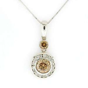 Beautiful Dark Brown Diamond Pendant