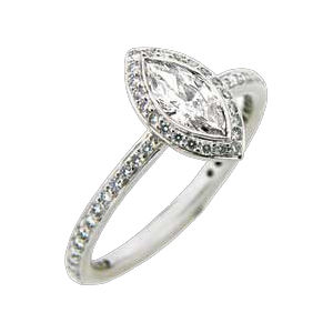 Ritani Endless Love Marquise Diamond Engagement Ring