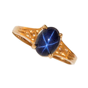 Star Sapphire 14kt Yellow Gold Ring