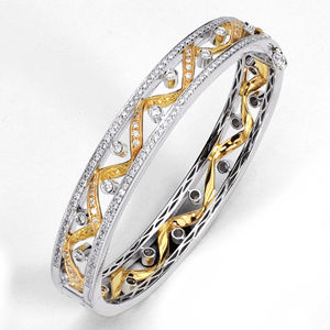 Incredible Simon G Diamond Bangle Bracelet