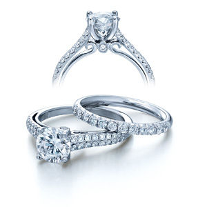 Couture Collection Round Diamond Ring by Verragio