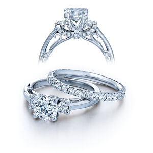 Verragio Three Stone Diamond Ring