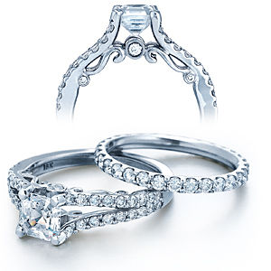 Princess Cut Diamond Ring by Verragio