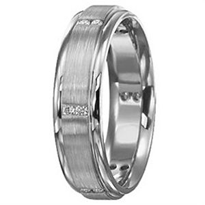 Classic Mens Diamond Band 6mm by Ritani