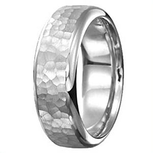 Hammered Top Ritani Mens Band