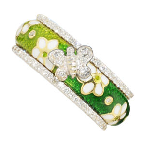 Springtime Butterfly Hidalgo 18k Gold Ring