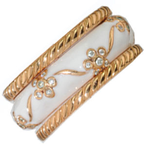 Spectacular Hidalgo Rose Gold and Diamond Ring
