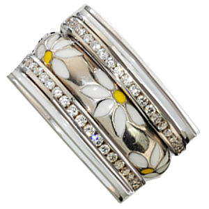 Lovely Daisy Ring in 18K Gold by Hidalgo