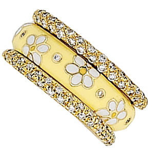 Delightful Daisy Pattern Ring by Hidalgo