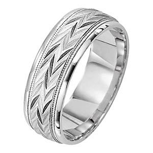 Designer Mens Wedding Band by Lieberfarb