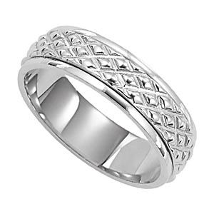 Designer Wedding Band for Men by Lieberfarb