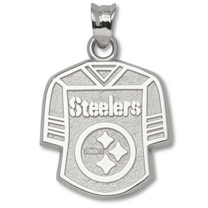 Pittsburgh Steelers Jersey Pendant in Sterling Silver