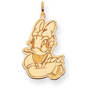 14k Disney Daisy Duck Charm