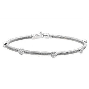 Classic Diamond Bangle by Simon G.