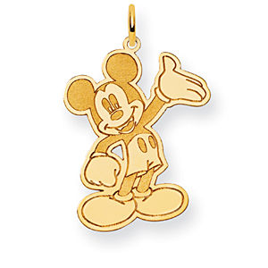 Waving Mickey Mouse Disney Charm