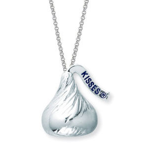 Extra Large Hershey Kiss Flat Back Necklace