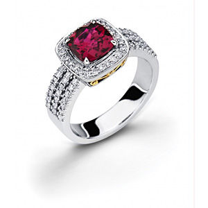 Elegant Tourmaline and Diamond Simon G. Ring