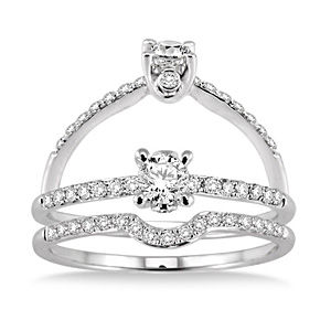 Exquisite 1/2 Carat Diamond Wedding Set