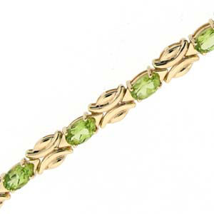 Exquisite Peridot Bracelet