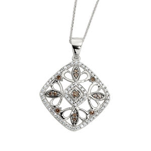 Alluring Brown Diamond Necklace