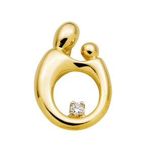 Exquisite Mother and Child(R) Diamond Pendant