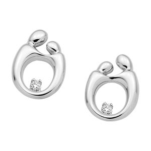 Elegant Mother and Child(R) Diamond Earrings