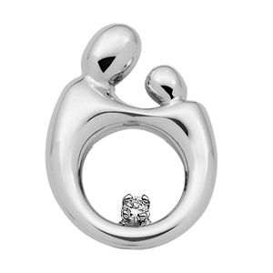 Gorgeous Mother and Child(R) Diamond Pendant