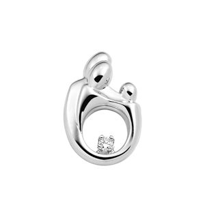 Elegant Mother And Child Family Pendant