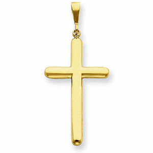 14k Yellow Gold Cross Pendant